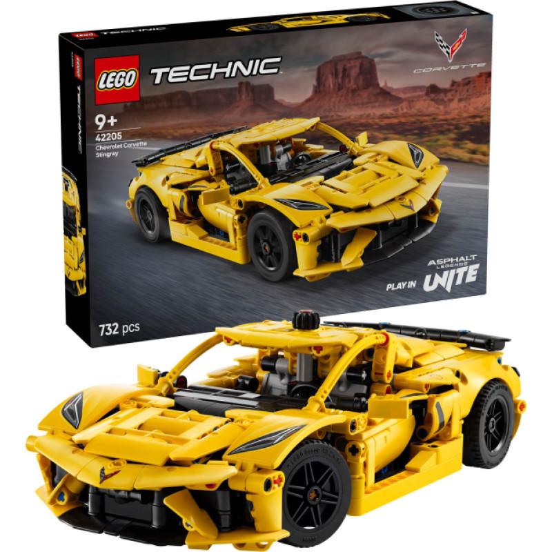 Lego Technic Chevrolet Corvette Stingray 42205