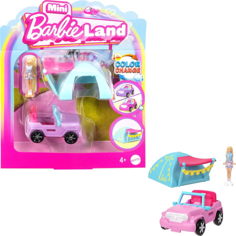 Barbie Mini BarbieLand Doll and Vehicle HYF43