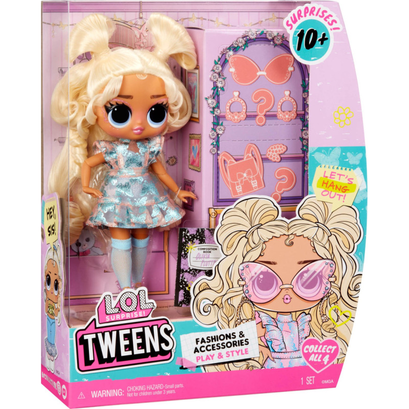 Lol Surprise 559412-EUC L.O.L. Surprise Tweens Core Doll Olivia Flutter