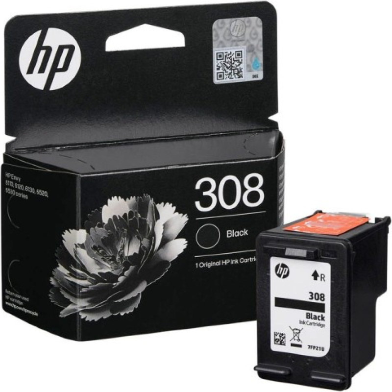 Hewlett-Packard Ink Cartridge HP No.308 (7FP21UE) BK 160p OEM