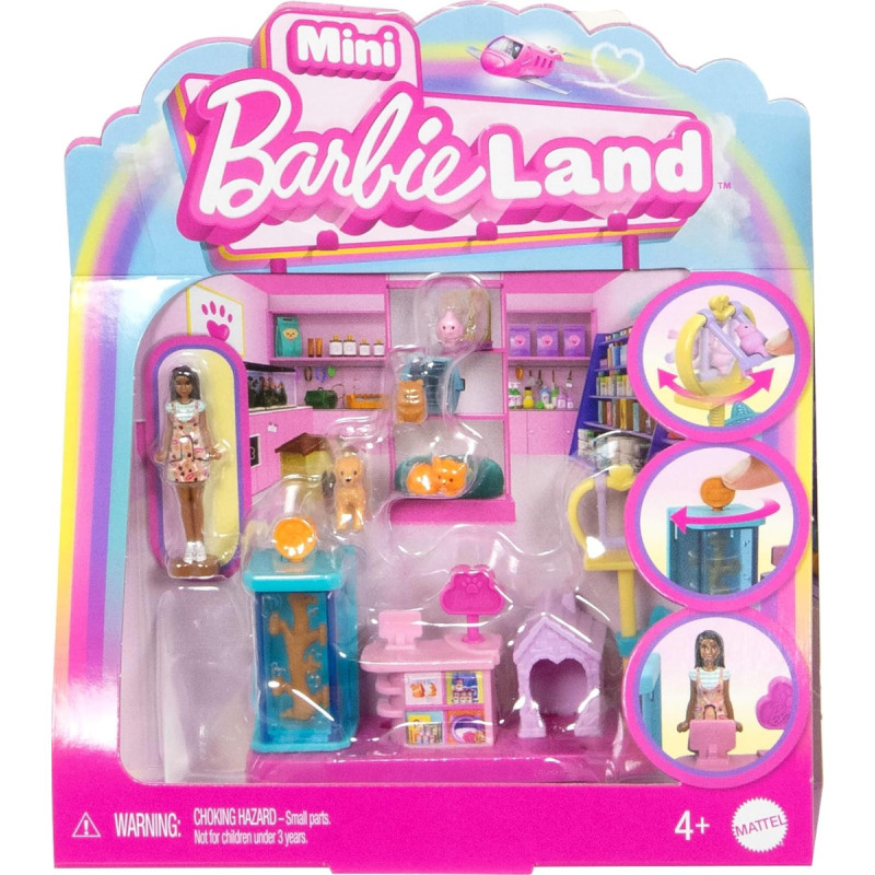 Barbie Mini BarbieLand Doll and Playset JCR30