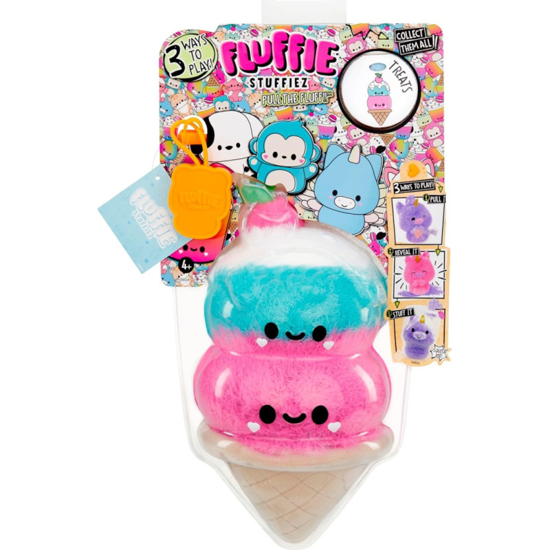 MGA 511779X1EUC Fluffie Stuffiez Small Plush - Double Scoop Ice Cream