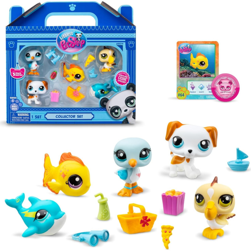 Moose Littlest Pet Shop Beach Besties 5 Pack 00517
