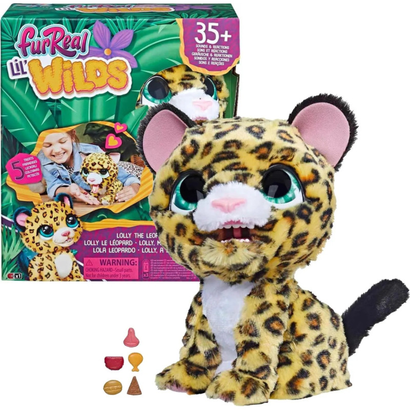 Hasbro FurReal Lil Wilds Lolly The Leopard Plush F4394