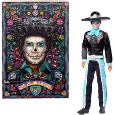 Barbie Ken dia de los muertos HRM73