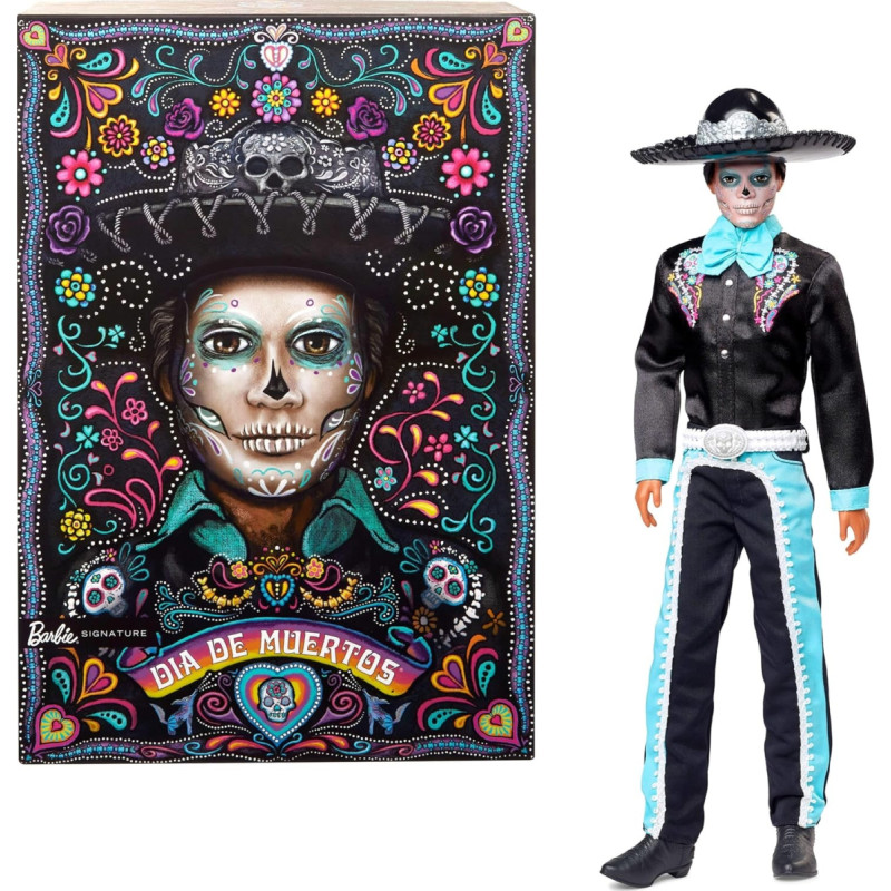 Barbie Ken dia de los muertos HRM73