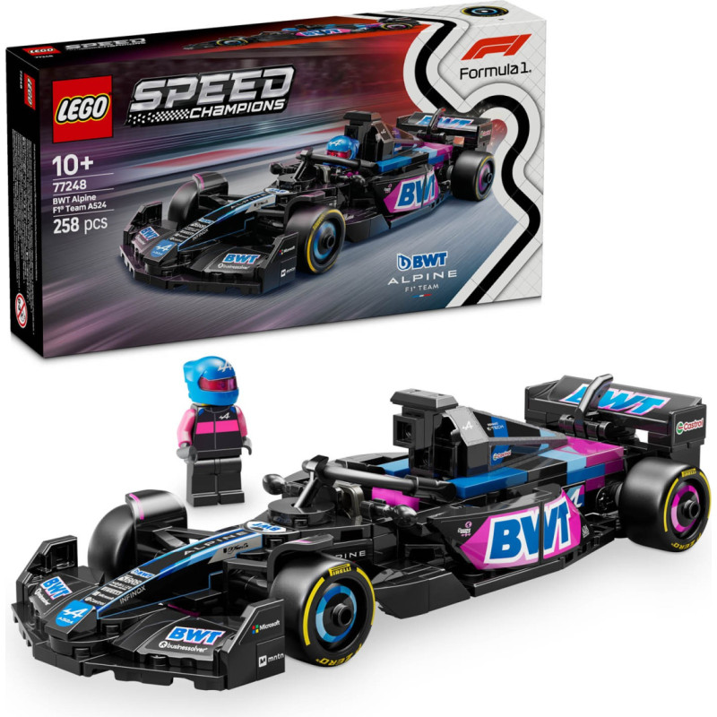 Lego Speed Champions Bwt Alpine F1 Team A524 Race Car 77248