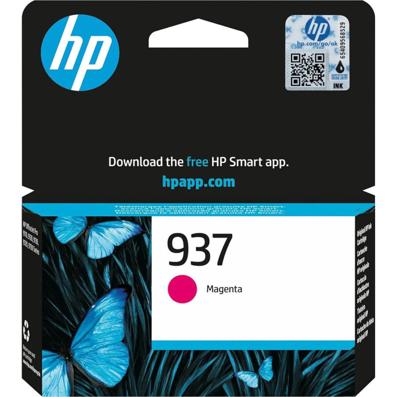 Hewlett-Packard Ink Cartridge HP Ink No.937 (4S6W3NE) MG 800p. OEM