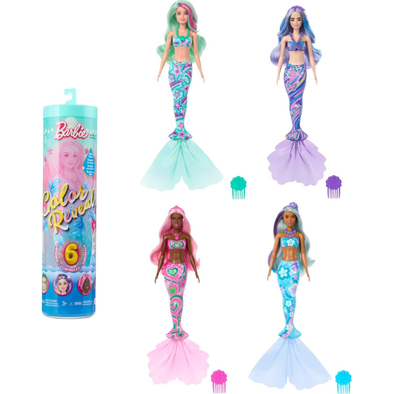 Barbie Color Reveal Doll Asst HRK12