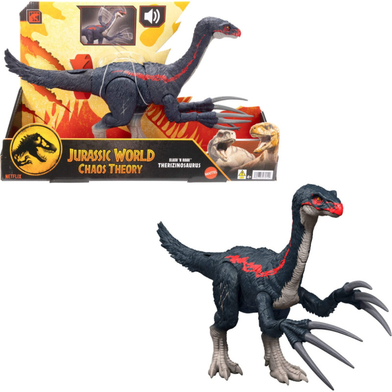 Mattel Jurassic World Slash N Roar Therizinosaurus JCG16