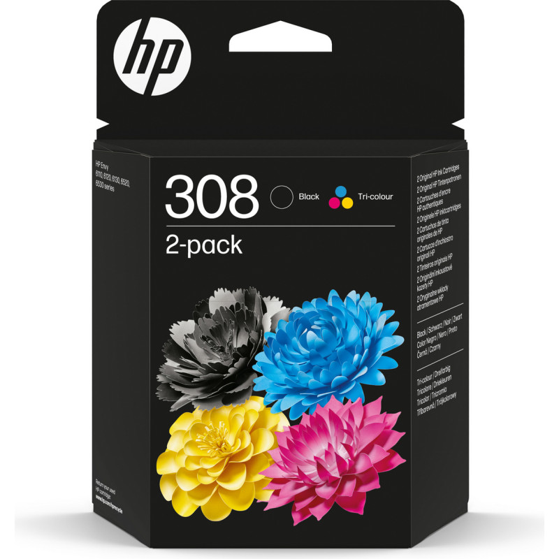 Hewlett-Packard Ink Cartridge HP No.308 (7FP21UE) BK +CMY 160+120p OEM