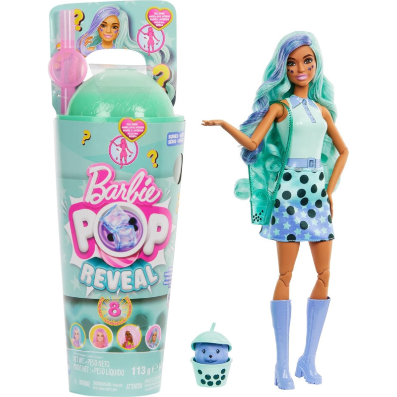 Barbie Pop Reveal Bubble Tea Green Tea HTJ21