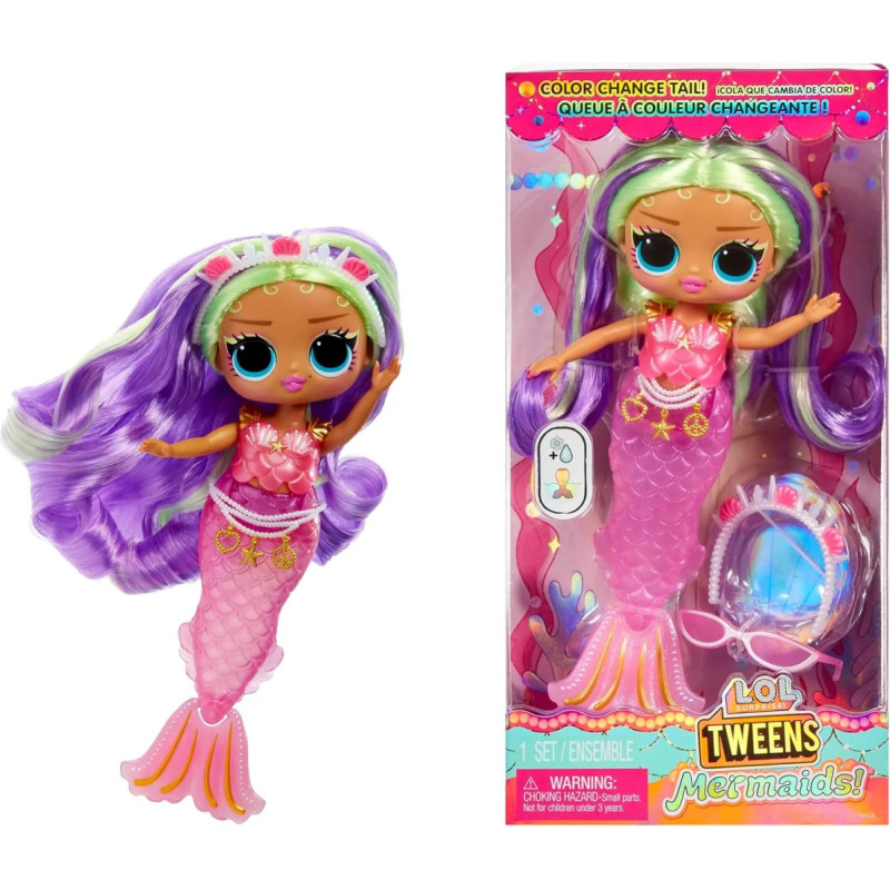 Lol Surprise 510437-EUC L.O.L. Surprise Tweens MERMAID Doll - Cleo Cove