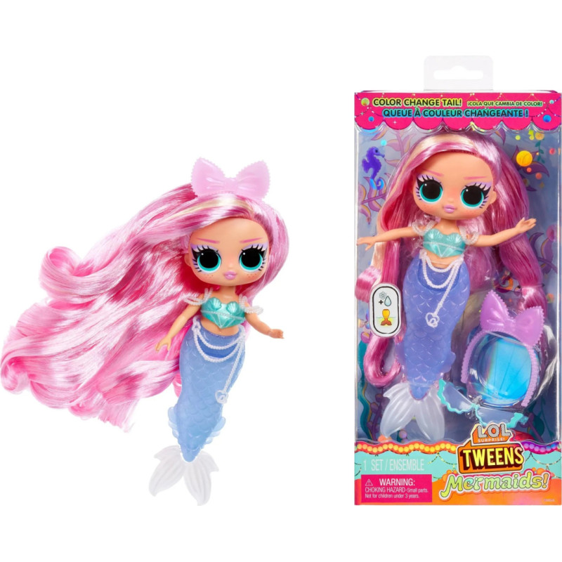 Lol Surprise 510451-EUC L.O.L. Surprise Tweens MERMAID Doll - Lola Waves