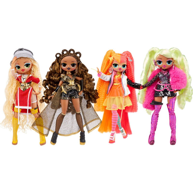 Lol Surprise 585237EUC L.O.L. Surprise 707 OMG Fierce Dolls Asst