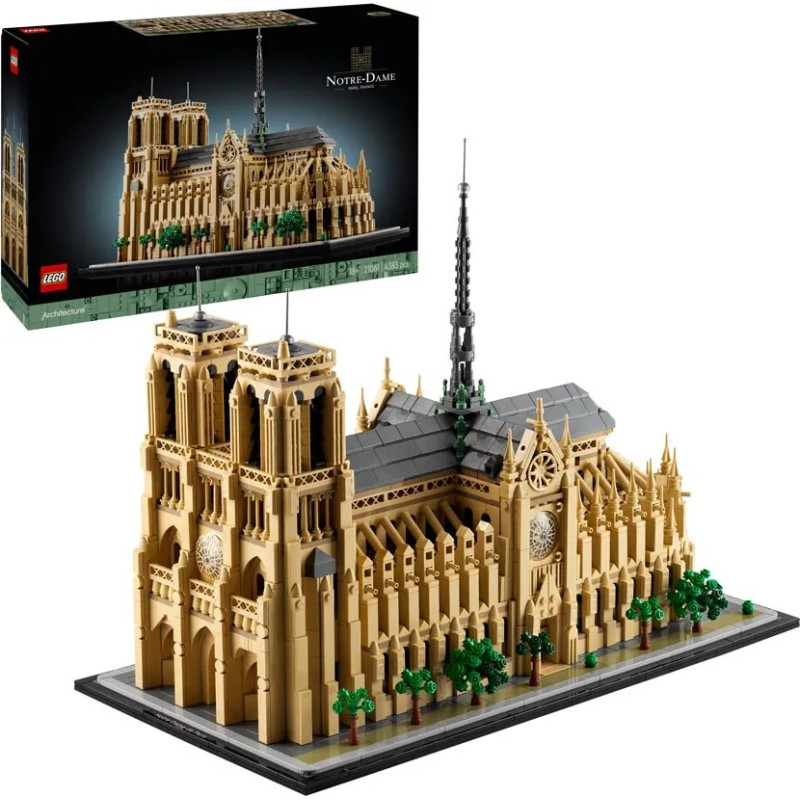 Lego Architecture Notre-Dame w Paryżu 21061