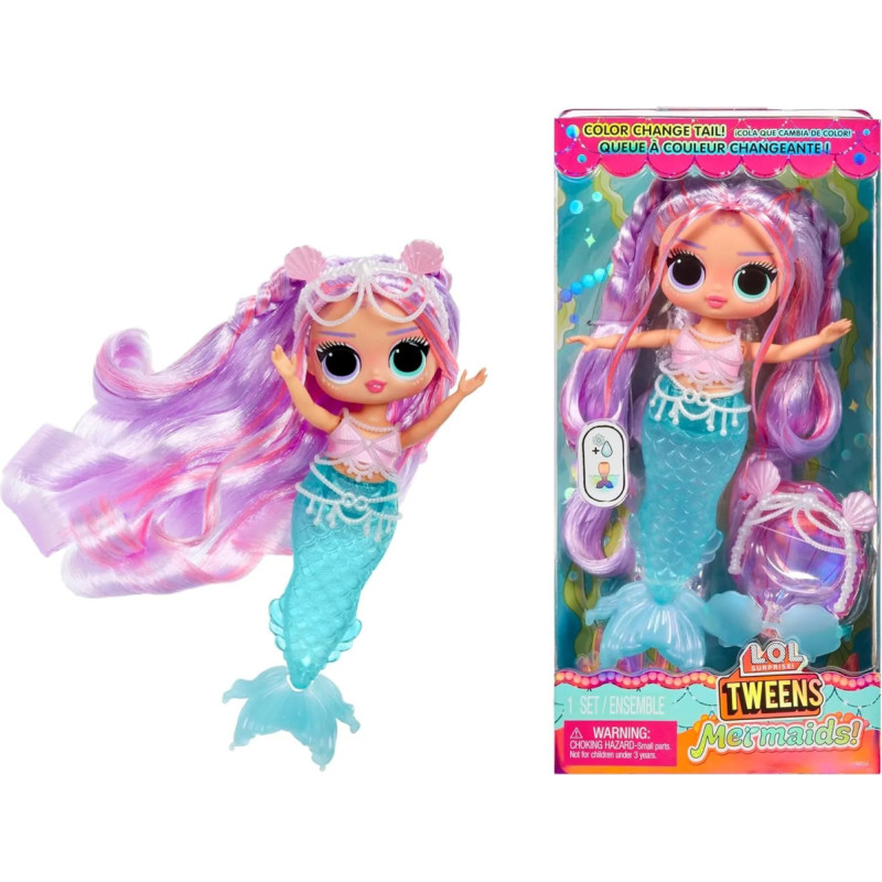 Lol Surprise 510444-EUC L.O.L. Surprise Tweens MERMAID Doll - Lana Marine