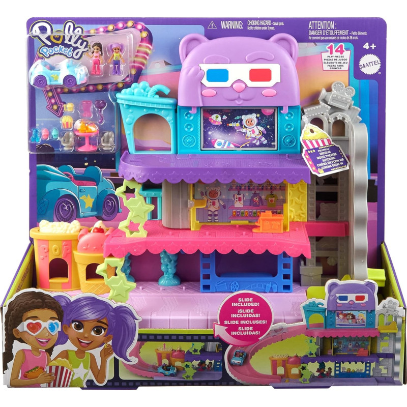 Mattel Polly Pocket Drive-In Movie Theatre HNT86