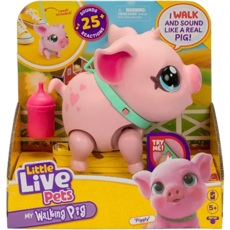 Moose Little Live Pets My Walking Pig 26366