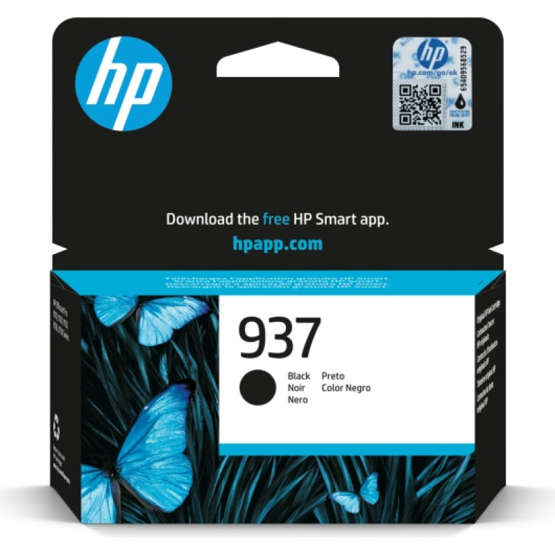 Hewlett-Packard Ink Cartridge HP Ink No.937 (4S6W5NE) BK 1250p. OEM