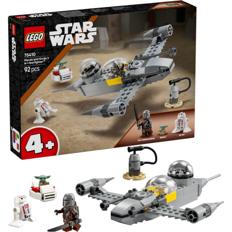 Lego Star Wars TM Mando And GroguS N-1 Starfighter 75410