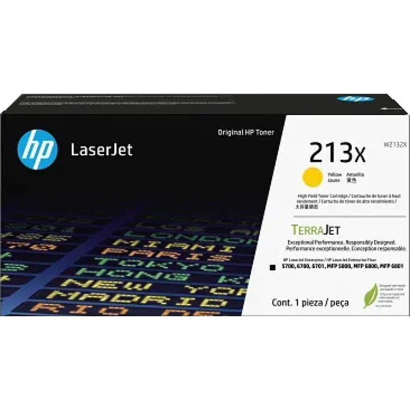 Hewlett-Packard Laser cartridge HP No. 213X (W2132X) YL 6000psl OEM