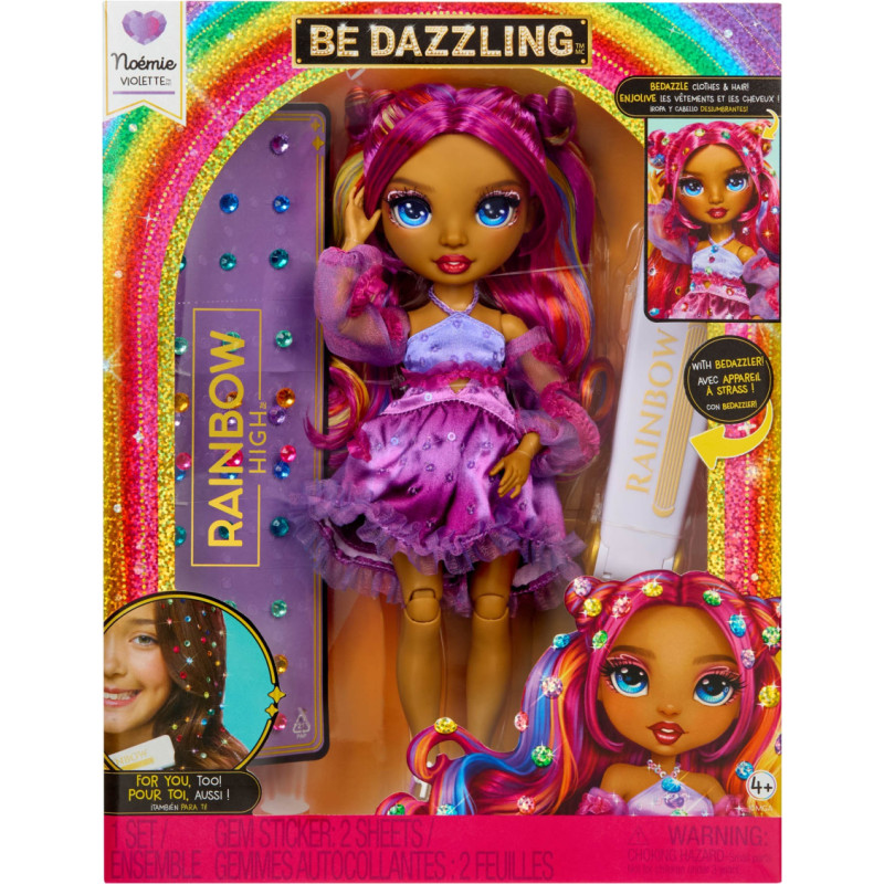 Rainbow High Be Dazzling-Noemie Violette 597834-EUC