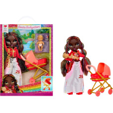 Rainbow High Jr High Bestie Babysitters Fashion Doll Iris 248514-EUC