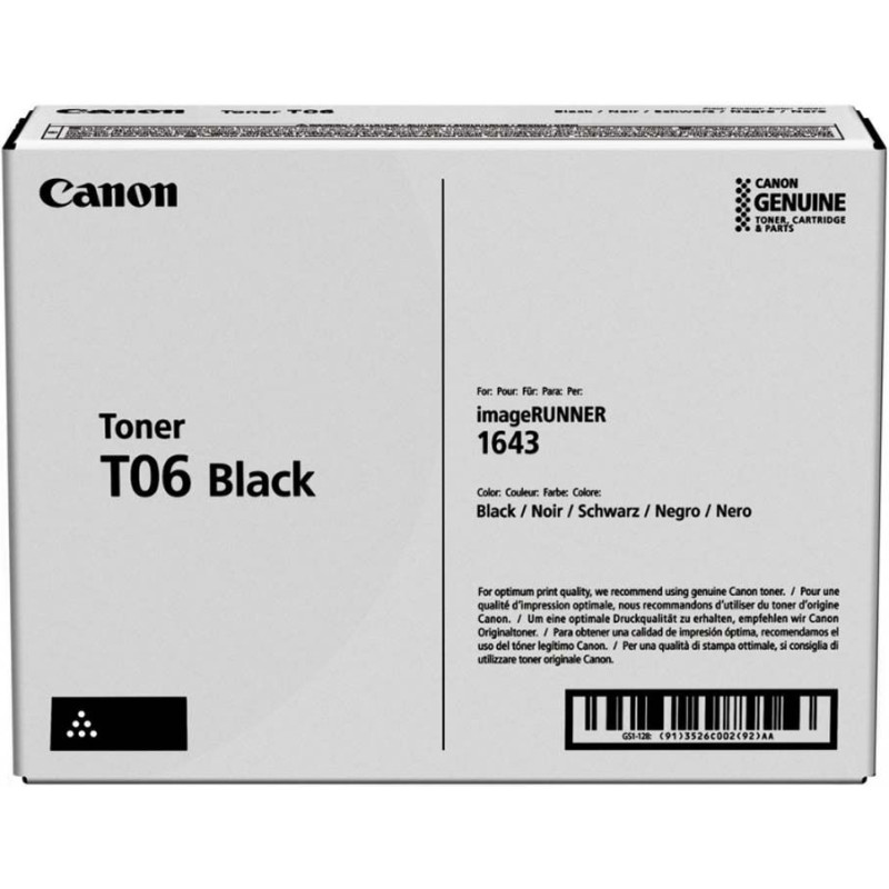 Canon Cartridge Canon T06 (3526C002) BK 20.5K OEM