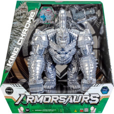 MGA Armorsaurs Villain Figure King Chrome 252566-EUC