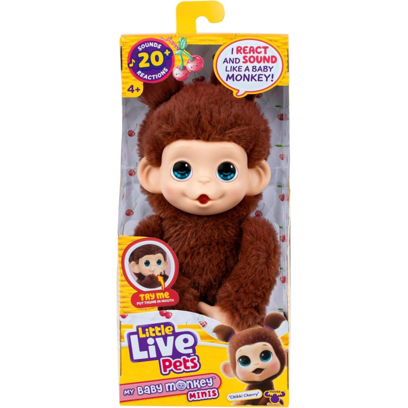 Moose Little Live Pets My Baby Mini Monkey 26765 26729