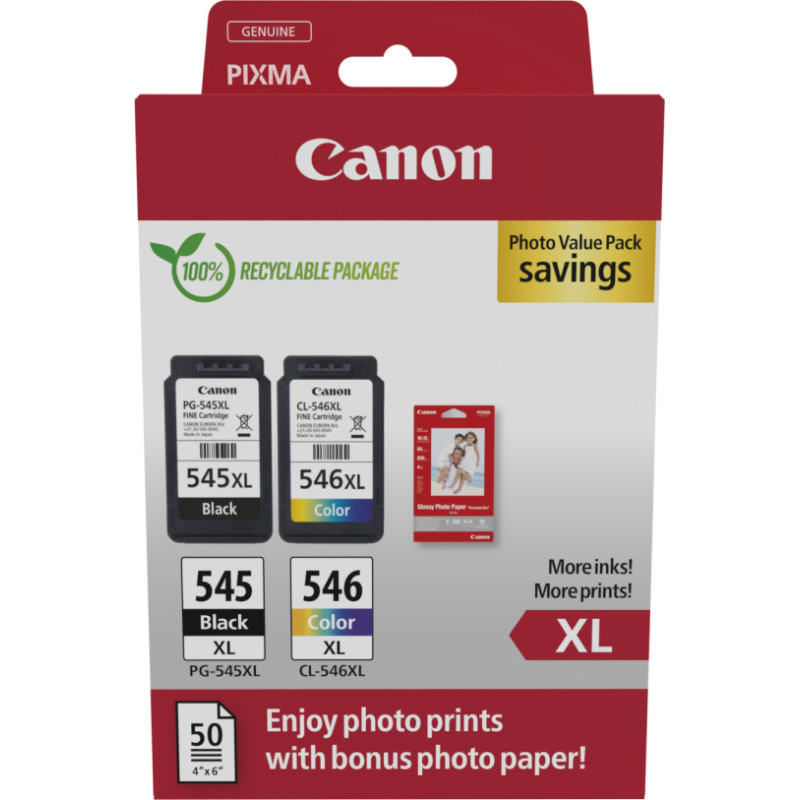 Canon Ink Cartridge Canon PG-545XL/CL-546XL (8286B011) CMYK 400p. OEM