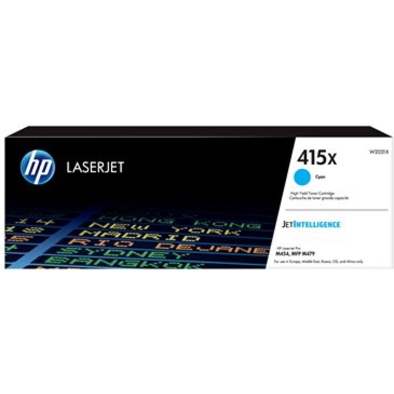 Hewlett-Packard Cartridge HP No.415X (W2031X) CY 6000p. OEM